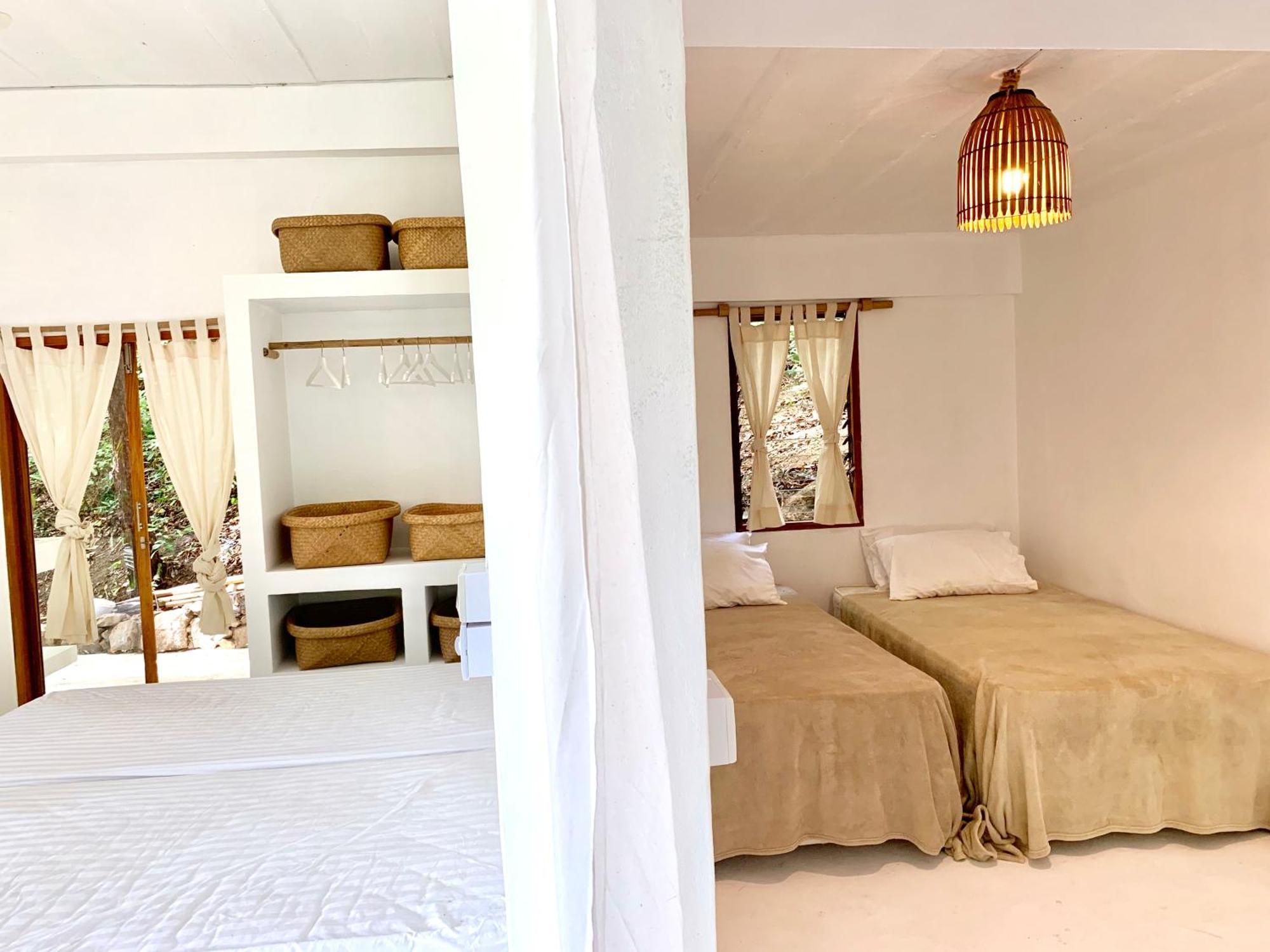 Coconut Beach Bungalows Csaloklum Szoba fotó